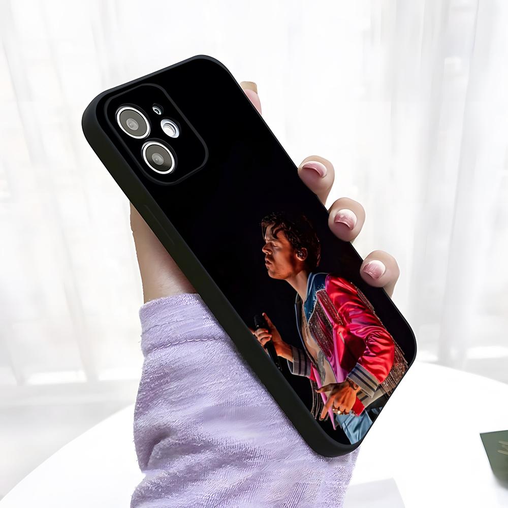 Чехол для телефона H-Harry Styles для iPhone 17 Pro Max 15 Pro 16 14 Plus 12 13 Mini 11 Pro Ударопрочный Мягкий Чехол