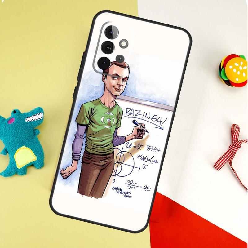 Чехол Теория Большого Взрыва для Samsung Galaxy A54 A34 A24 A14 A12 A22 A32 A42 A52 A72 A52S A51 A71 A13 A53