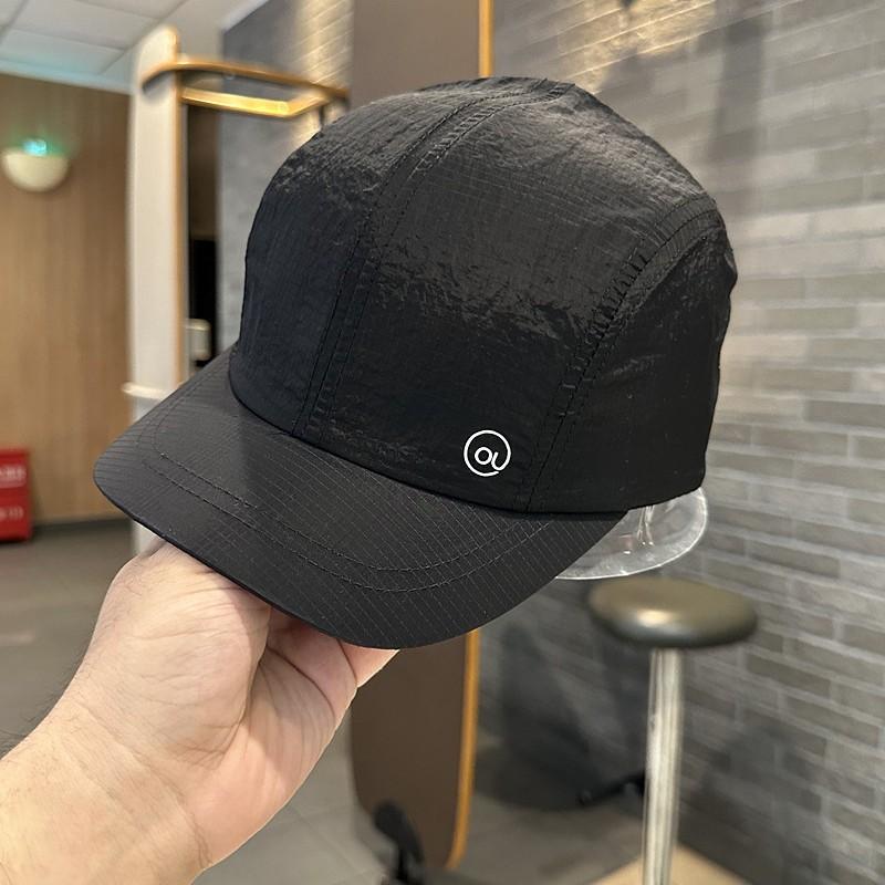 Small letter hot stamping simple quick-drying short-brimmed cap men's and women's summer outdoor light and thin sunscreen baseball cap