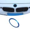 BLT1 1 Piece Front and Rear Logos 82mm/74mm Front and Rear Badge Decorative Rings Suitable for BMW 3 Series 5 Series 320LI 520LI