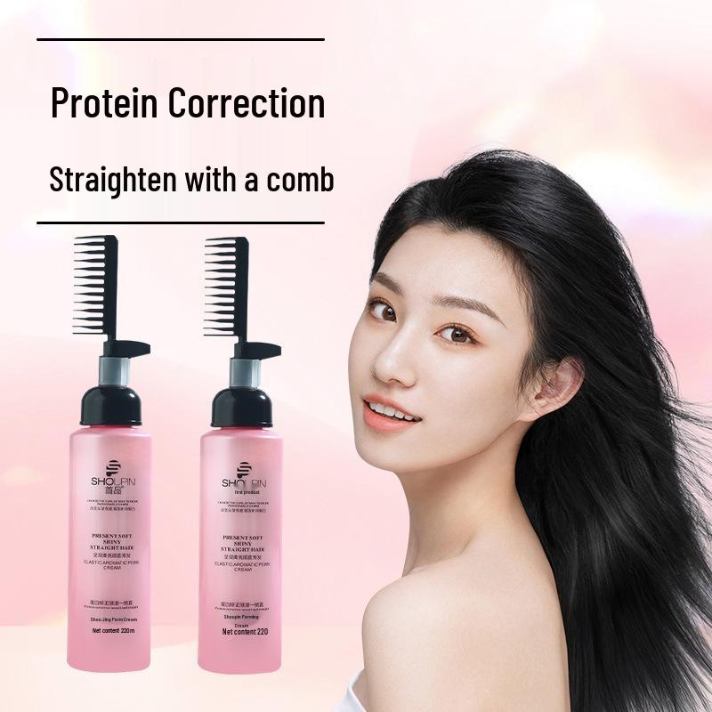 One Comb No-Heat Hair Straightening Cream for Women – Smooth, Long-Lasting Hold