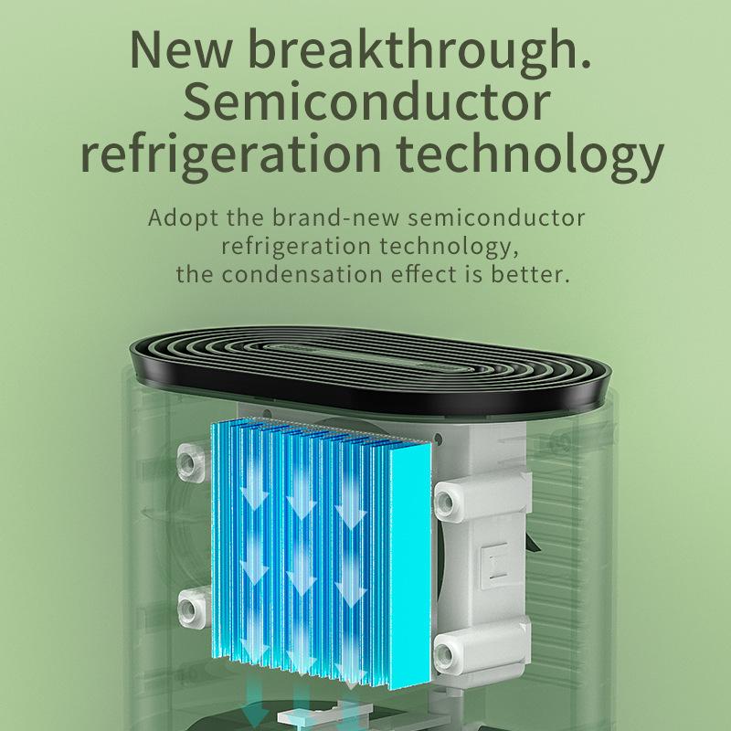 Компактный бытовой осушитель и поглотитель влаги - Бесшумная подключаемая сушилка для одежды для общежитий