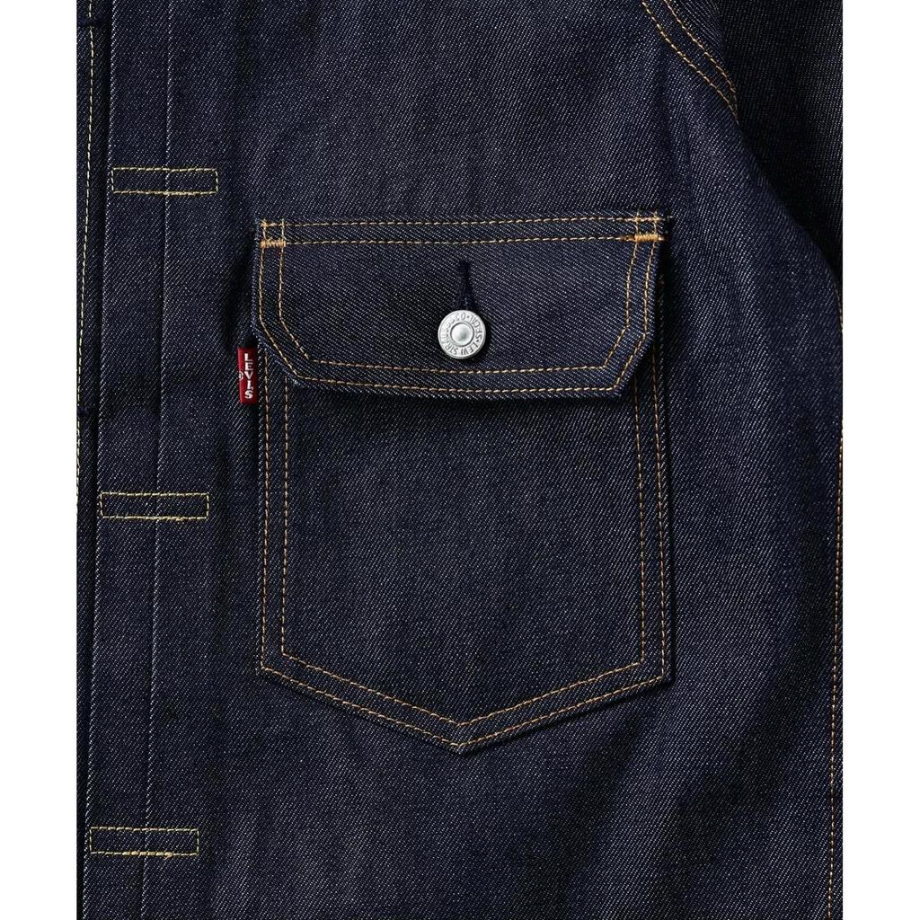 Levis X Journal Standard Коллаборация Осень/Зима 25 Тип 2 Накладной карман на пуговице Повседневная джинсовая куртка Мужские куртки 26011465000910