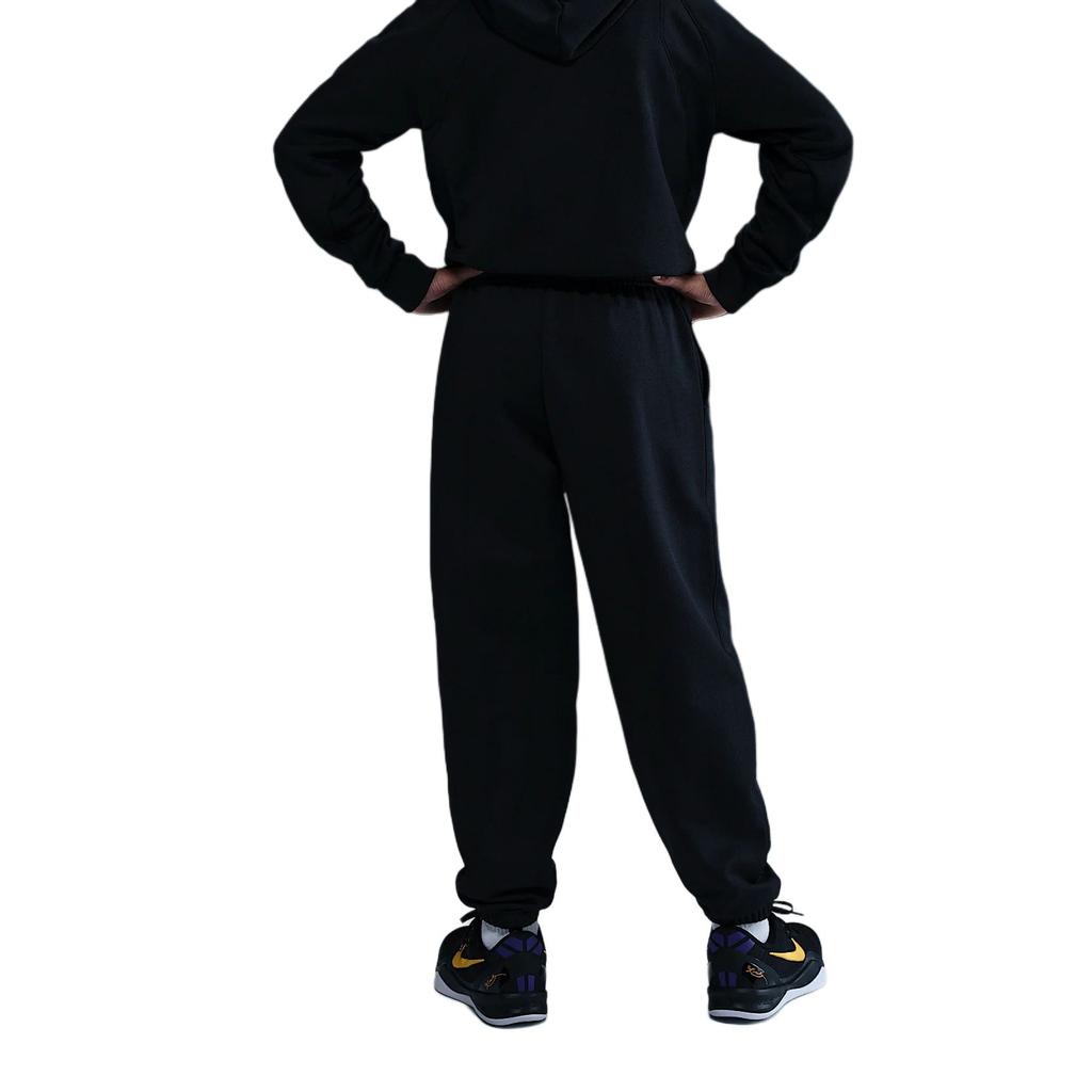 Nike Спортивные штаны молодежные трикотажные Therma-FIT Kobe Collection повседневные флисовые теплые зауженные детские штаны черного и белого цвета HJ1015-010