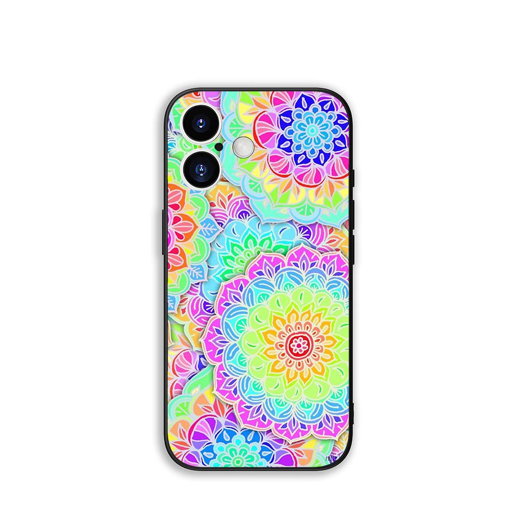 for Samsung Galaxy A55 A54 A25 A36 A17 A26 A35 A33 A34 A14 A37 S9 S20 S21 FE S10 Plus Case Floral Paisley Mandala Flower Texture