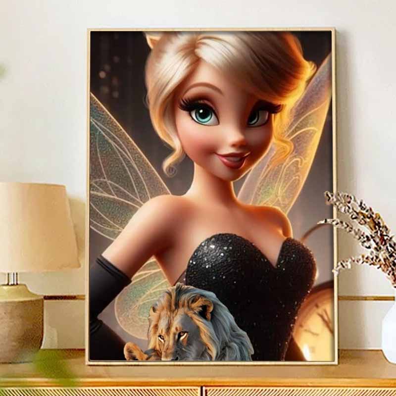 Disney Набор для алмазной мозаики  Сказочный Лев Блестящее Творчество, Декор для Стен Дома, Подарок Ручной Работы (132)