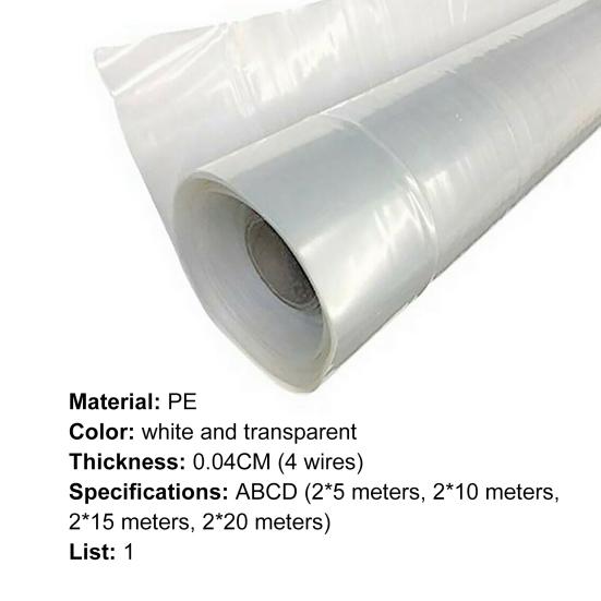 Парниковая пленка Экологичная Водонепроницаемая ПЭ Пластиковая Покрывная Пленка для Сельскохозяйственного Выращивания