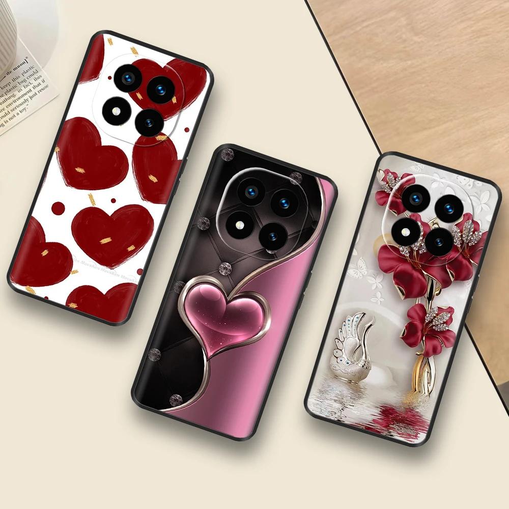 Милый чехол с кошкой и пандой для Xiaomi Redmi Note 14 Pro Чехол Задняя крышка телефона Мягкий чехол из жидкого силикона для Redmi Note14 14Pro 4G 5G