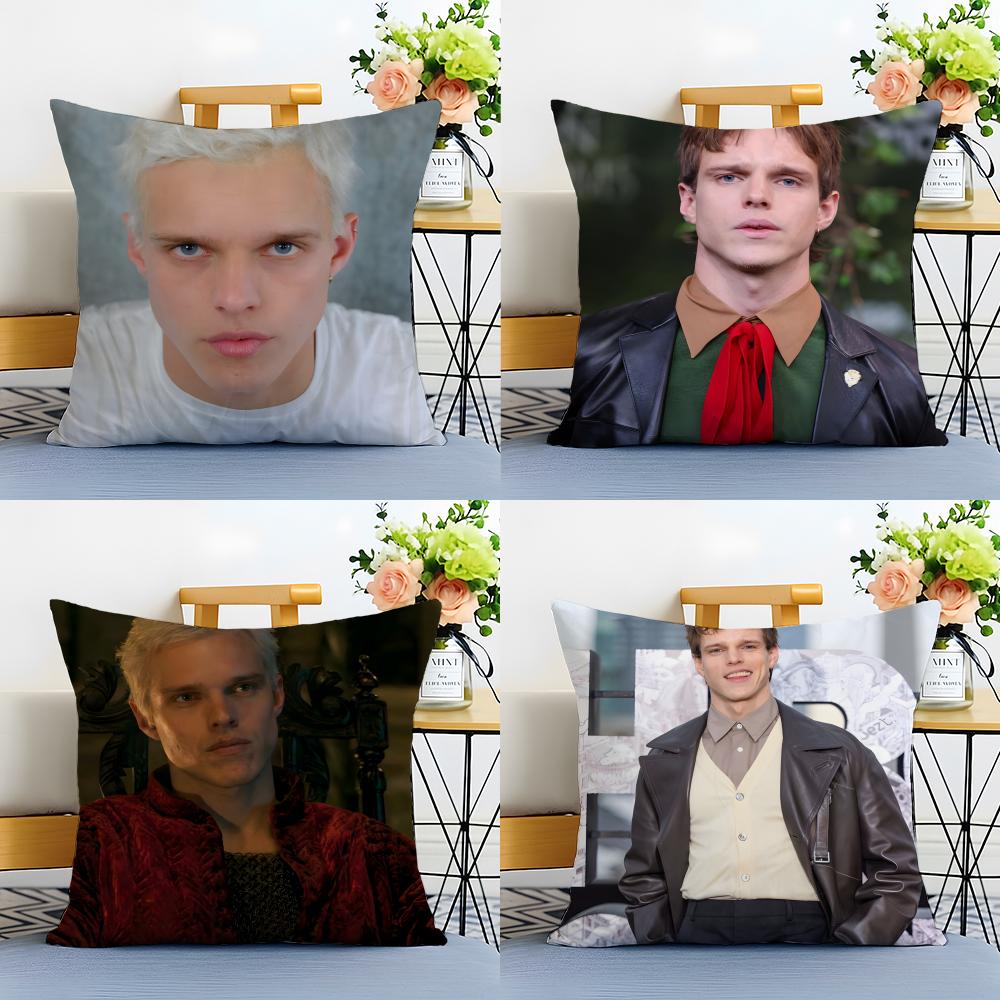 F-Finn Bennett Чехол на подушку Льняная наволочка Мягкий Для дивана Кровати Домашнего интерьера