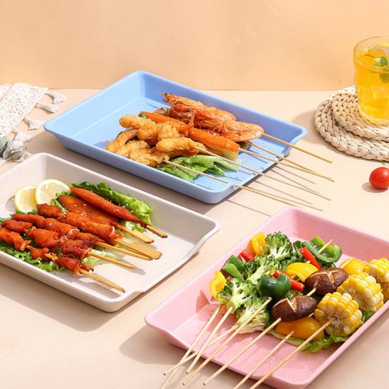 Serving Tray BPA Free Multi-Function Crack Resistant Easy To Clean Space-saving Food Display Reusable Reusable