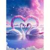5D Diamond Painting Animal Swan Full Round Embroidery Mosaic Picture Of Rhinestone Home Decor 30x40cm/12x16inch