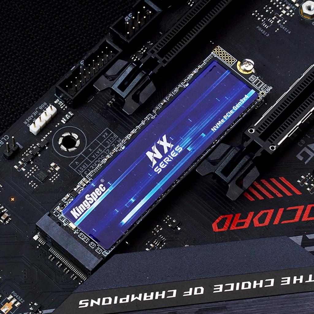 SSD KingSpec M.2 NVMe 2280 PCIe3.0x4 Твердотельный накопитель Скорость чтения до 3500 МБ/с Серия NX 2280