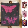 music CChappell RRoan Throw Soft Flannel Blanket for Bed Bedroom Sofa Picnic Throw Skinfriendly Breathable Gift Cover