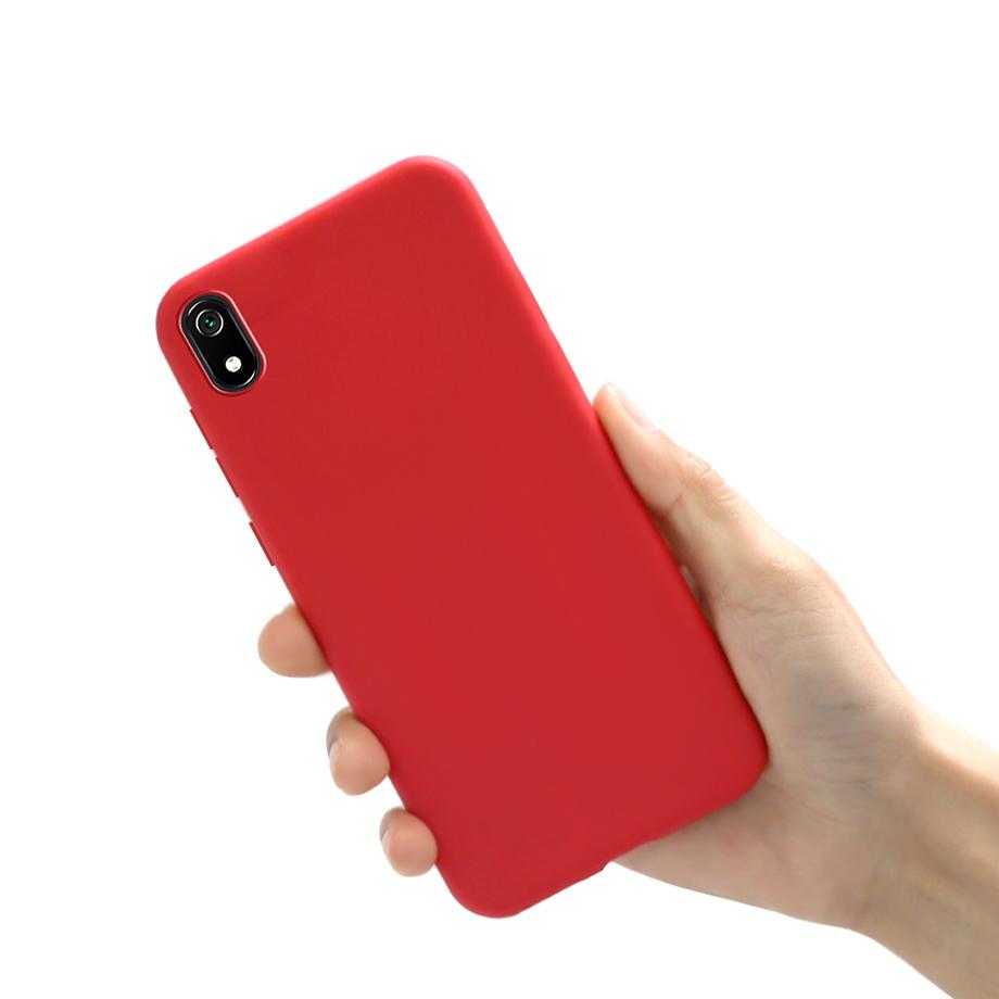 Чехол для телефона Xiaomi Redmi 7A 7 A Матовый Черный Силиконовый ТПУ Мягкие Чехлы Задняя Крышка Для Xiomi Redmi 7 7A Redmi7A Чехол Fundas