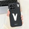 Чехол для Honor X6a X6b JDY-LX1 JDY-LX2 WDY-LX1 WDY-LX2 Ударопрочный чехол Милые буквы Мягкий силикон Матовые чехлы Для HonorX6b Чехол