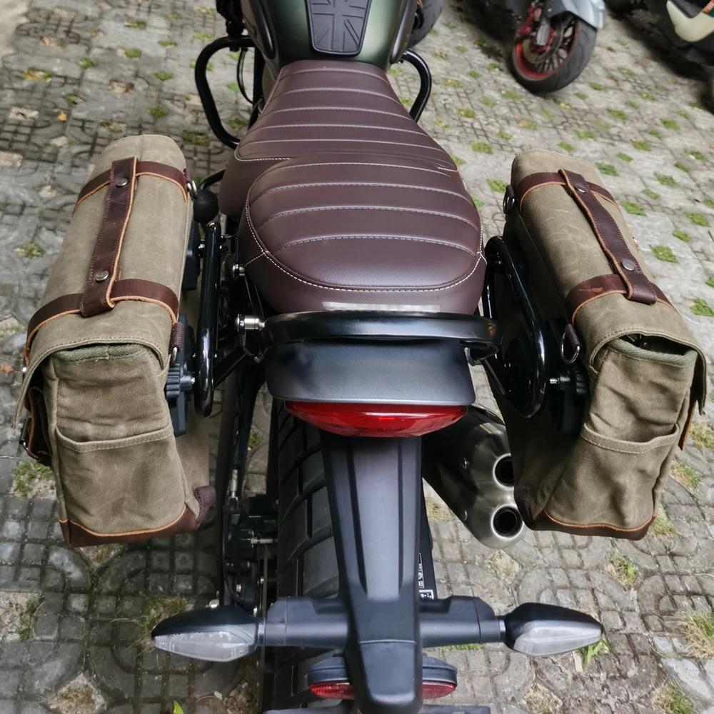 Кронштейн для крепления боковых кофров для Scrambler 400X Speed 400 Speed400 Мотоцикла Боковой багажник Рельс Кронштейн Комплект багажной полки