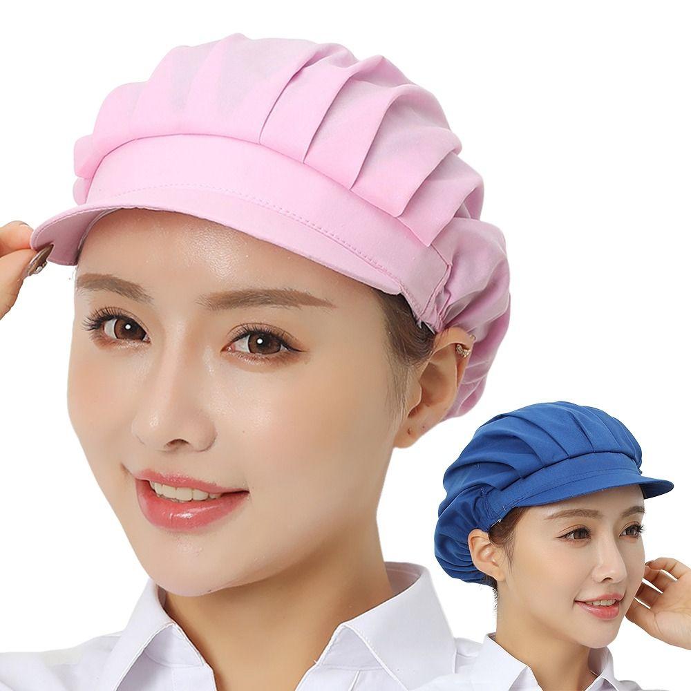 Elastic Chef Hat Smoke-proof Work Wear Simple Hair Nets Cap Food Service