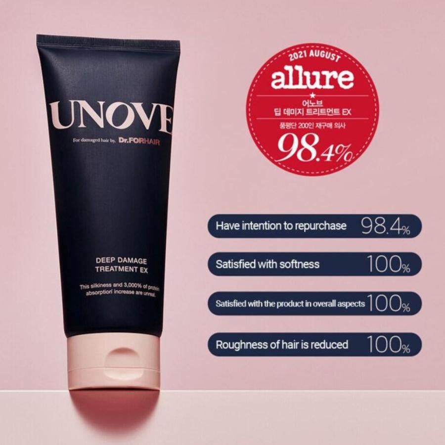 Unove Deep Damage Treatment EX 320 мл Двойной набор (Нежное Блум)