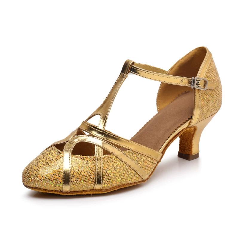 Танцевальная обувь женская блестящая современная танцевальная обувь сальса танго латиноамериканская обувь
