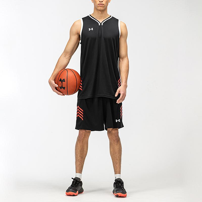 Under Armour Баскетбольные тренировочные трикотажные повседневные шорты унисекс черные 21500204-001