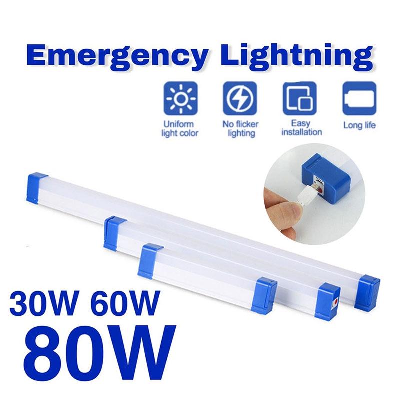 Multifunction USB Rechargeable Led Light Tube Magnetic Night Market Light Portable Emergency Camping Fishing Night Light