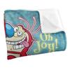 Ren & Stimpy Oh Joy Silky Supersoft Blanket
