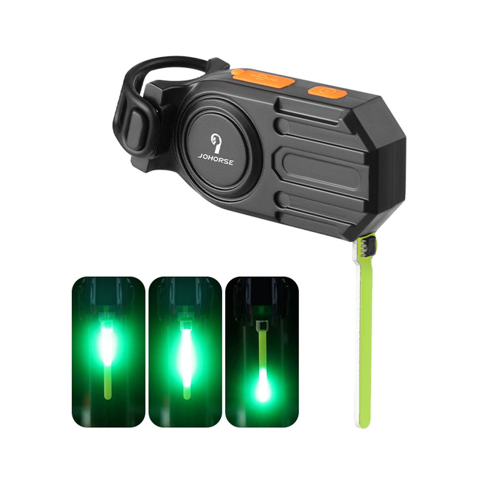 Задний фонарь для велосипеда JOHORSE с зарядкой от USB, предупреждающий свет для велосипеда, поддержка нескольких режимов освещения