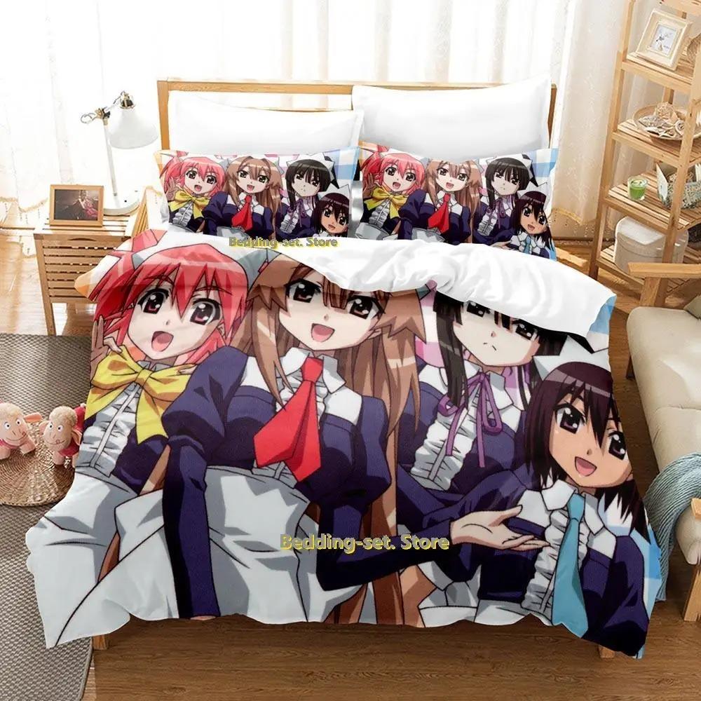 Seto no hanayome Моя невеста - русалка Комплект постельного белья Single Twin Full Queen King Size Комплект постельного белья для взрослых Спальня Пододеяльники Наборы Аниме