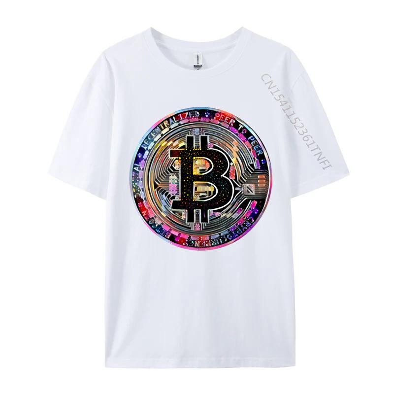 Bitcoin Btc Coin In 80S T Shirts Top Tees For Men 3d Printed T Shirts Mens Street Loose Sweatshirt TShirt