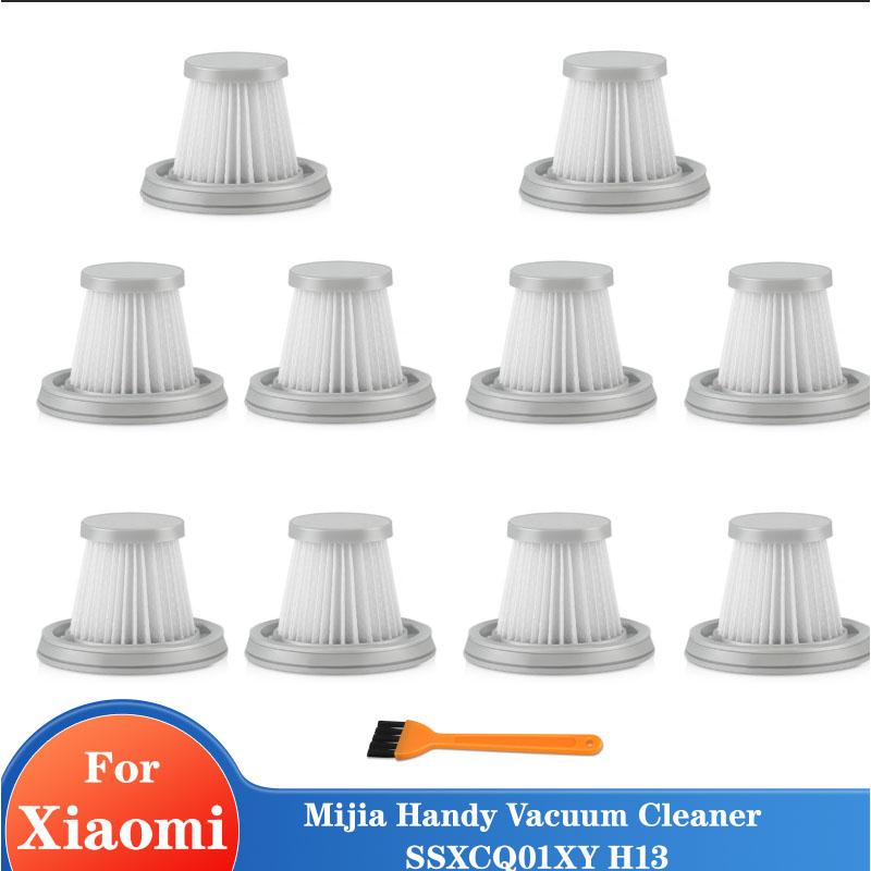 Hepa Filter For Xiaomi Mijia Handy Vacuum Cleaner SSXCQ01XY H13 Spare Parts Home Car Mini Wireless Replacement Part Yellow Brush