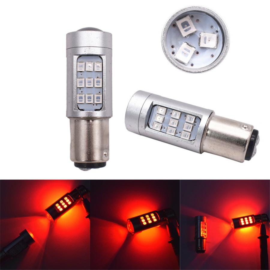2 шт. 1157 30SMD светодиодные лампы стоп-сигнала мигающие лампа стоп-сигнала очень хороший цвет
