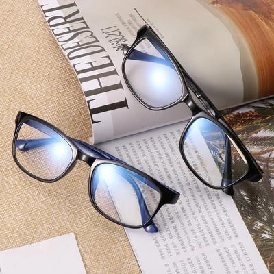Очки Clear Lens Унисекс с Синим Покрытием Очки для Чтения Плоское Зеркало Рамки для Компьютерных Очков