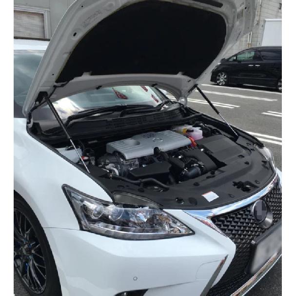 Для Lexus CT200h ZWA10 2011- Передняя крышка капота Модификация Газовые упоры Пружинный амортизатор из углеродного волокна Подъемная опора Амортизатор