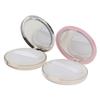 3G дорожный контейнер для макияжа, косметический сито, портативная пластиковая пудреница, пустая банка для пудры с зеркалом, свободная банка