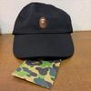 Б/у Кепка A BATHING APE Черная с вышивкой логотипа