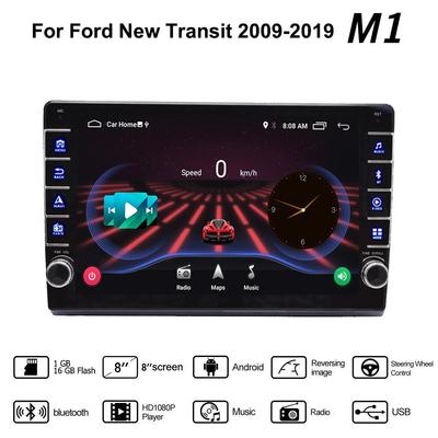 Радио 2 Din Android автомобильный GPS-навигатор для Ford New Transit 2009-2019 с кнопочной ручкой мультимедийный плеер стерео аудио авто 1 + 16 ГБ