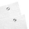 Shower curtain with hooks, waterproof, 180x180 cm