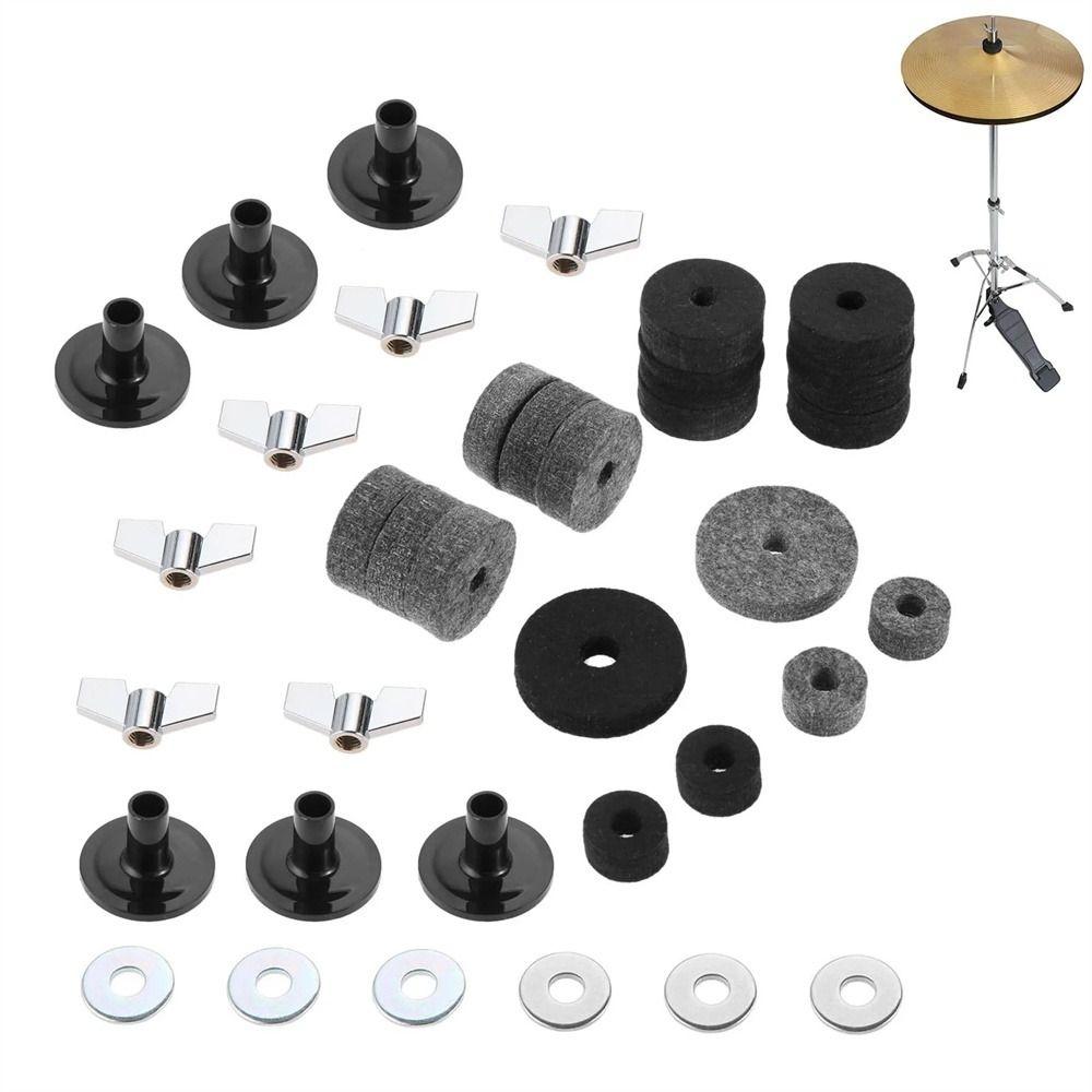 Standard Size Drum Stand Felt Cymbal Sleeve Drum Set Felts Cymbal Felt Washer Drum Accessory