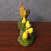 Chicken Family Figurines Hen Chick Models Micro Landscape Miniature Decoration Doll House Ornaments Home Decoration Farm Poultry