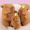Adorable Stretchable Capybara Plush Toy With Cute Bee Design Perfect For Kids Gift