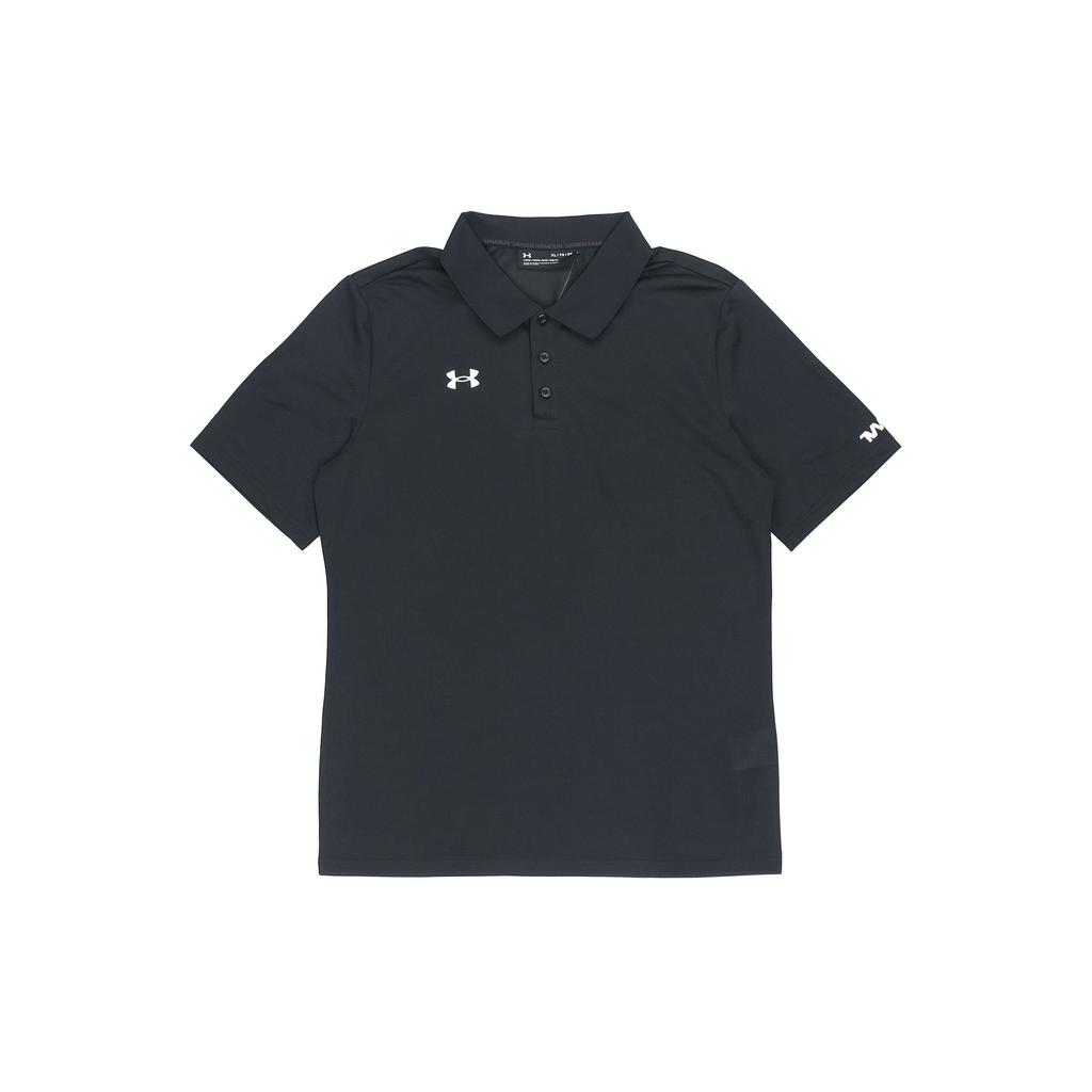 Under Armour Сплошная повседневная спортивная рубашка-поло с дышащей тканью и отложным воротником, мужские топы, черные 21500537-001
