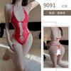 Sexy lingerie sexy SM strap one-piece clothes front buckle lace sexy nightclub passion uniform