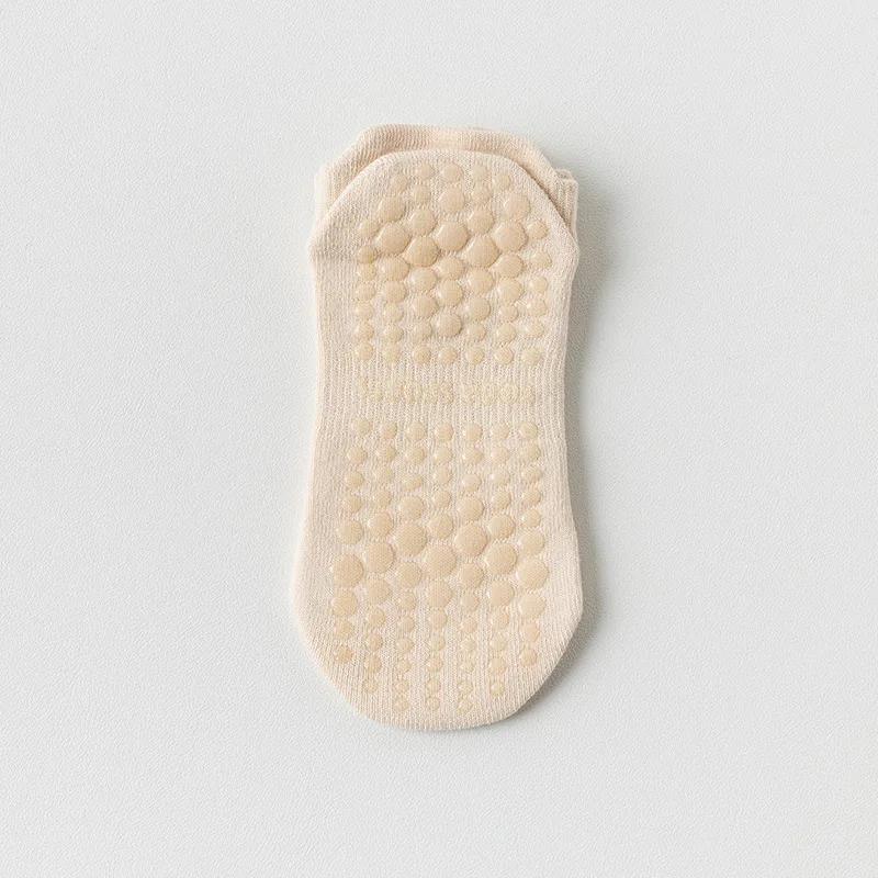 Сетчатые дышащие носки для йоги, женские хлопковые короткие короткие носки для тренажерного зала, фитнеса и танцев, профессиональные нескользящие носки для пилатеса