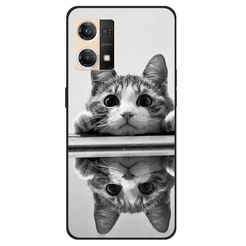Чехол для Oppo Reno7 4G CPH2363 Ударопрочный Мягкий силикон ТПУ Задняя крышка Для Oppo F21 Pro F21Pro Чехлы для телефонов для Reno 7 4G Милый