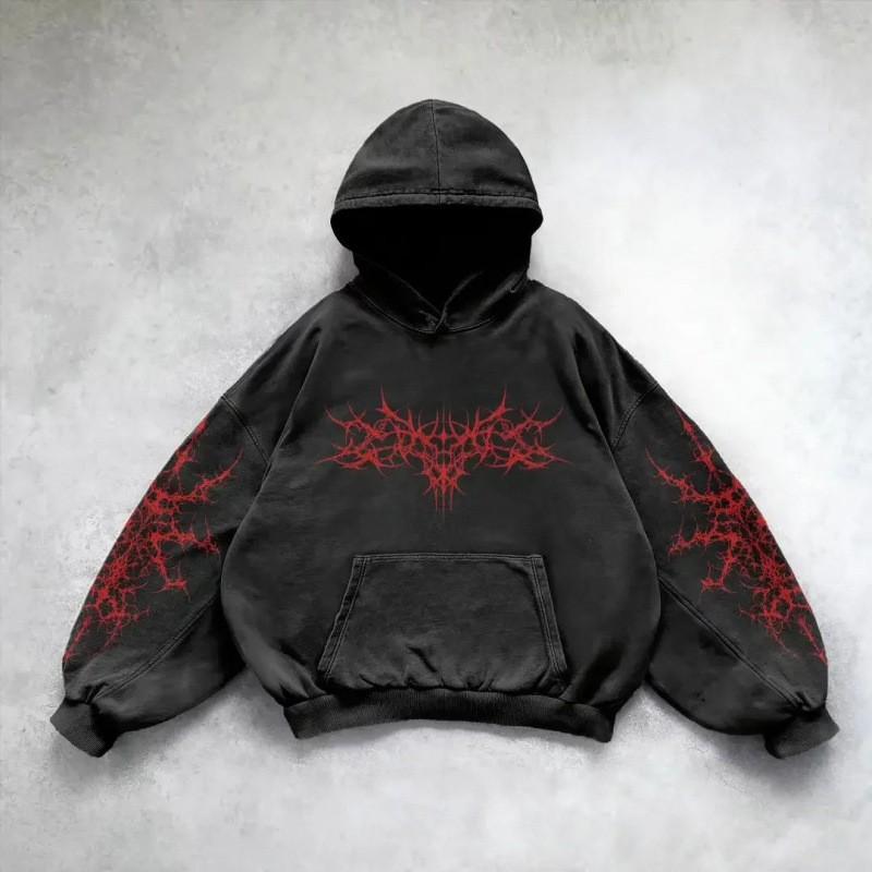 Unisex Oversized Hooded Sweatshirt With 3D Print Streetwear Long Sleeve Pullover Winter Casual Wear