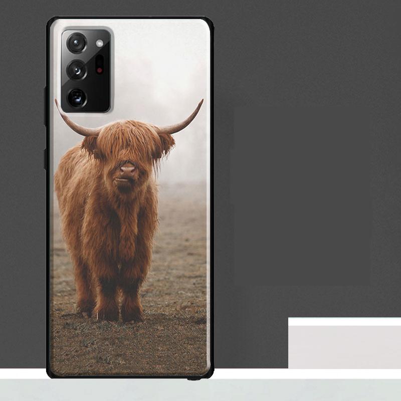 Highland Cows Case For Samsung Galaxy S25 S24 S23 Ultra S9 S10 S20 S21 S22 Plus S23 FE S25 FE Phone Cover