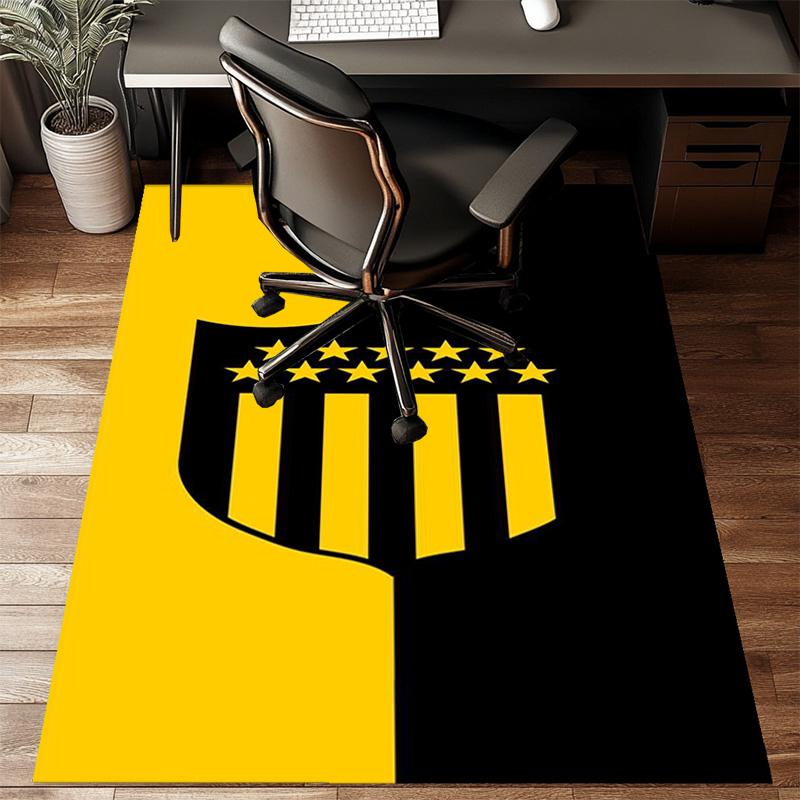 Peñarol Football Club Emblem Rug Game Carpet, Floor Mat for Bedroom Living Room Entryway Rug, Home Decor Idea Gift for Christmas birthday