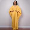 «Пляжный халат из однотонной ткани»: Женское длинное свободное бикини и солнцезащитная верхняя одежда