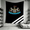 Логотип NUFC Настенное панно Печатное тканевое одеяло Декоративные гобелены для спальни гостиной Домашний декор