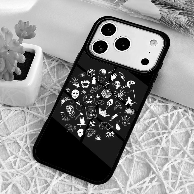 Чехол для телефона на Хэллоуин Лунная Ведьма Ужасы для iPhone 17 Air 16 15 11 12 14 13 Pro Max Ударопрочный Чехол